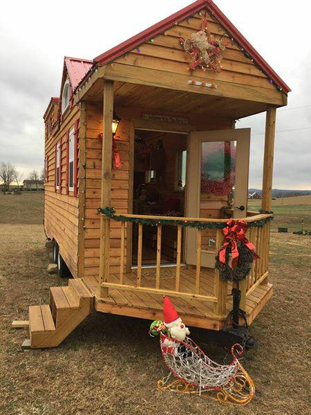 The 246 sq. ft. Wee Castle Tiny House For Sale in KY