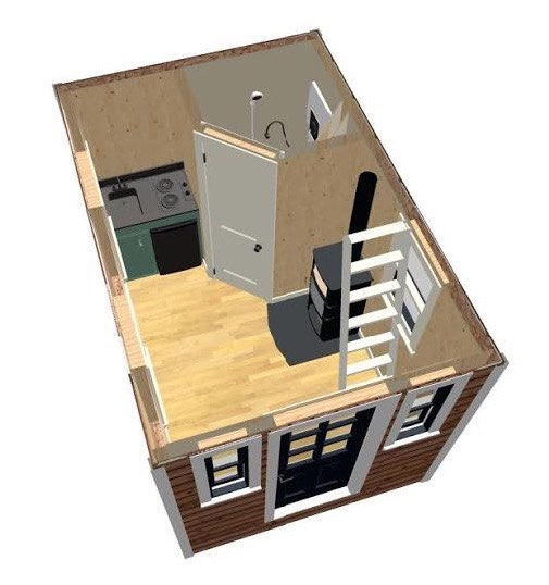 Jason McQueen's 8x12 Tiny House Design