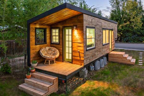 macy millers diy mortgage free tiny house 001   Woman Builds her own DIY 196 Sq. Ft. Micro Home for $11k