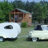 Teardrop Trailer, Transit Connect and a Tiny House