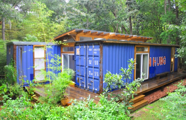 See how this architect turned two reclaimed containers into a 