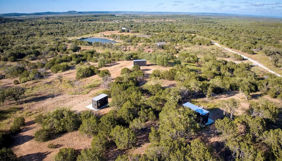 10 Acres in Ranger Texas with 3 Tiny Homes 001