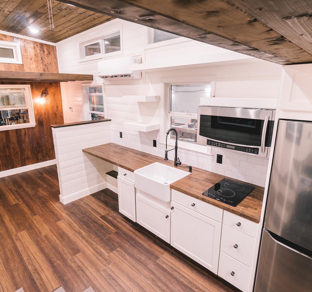 10-Foot Wide Tiny House with Amazing Bathroom by California Tiny House