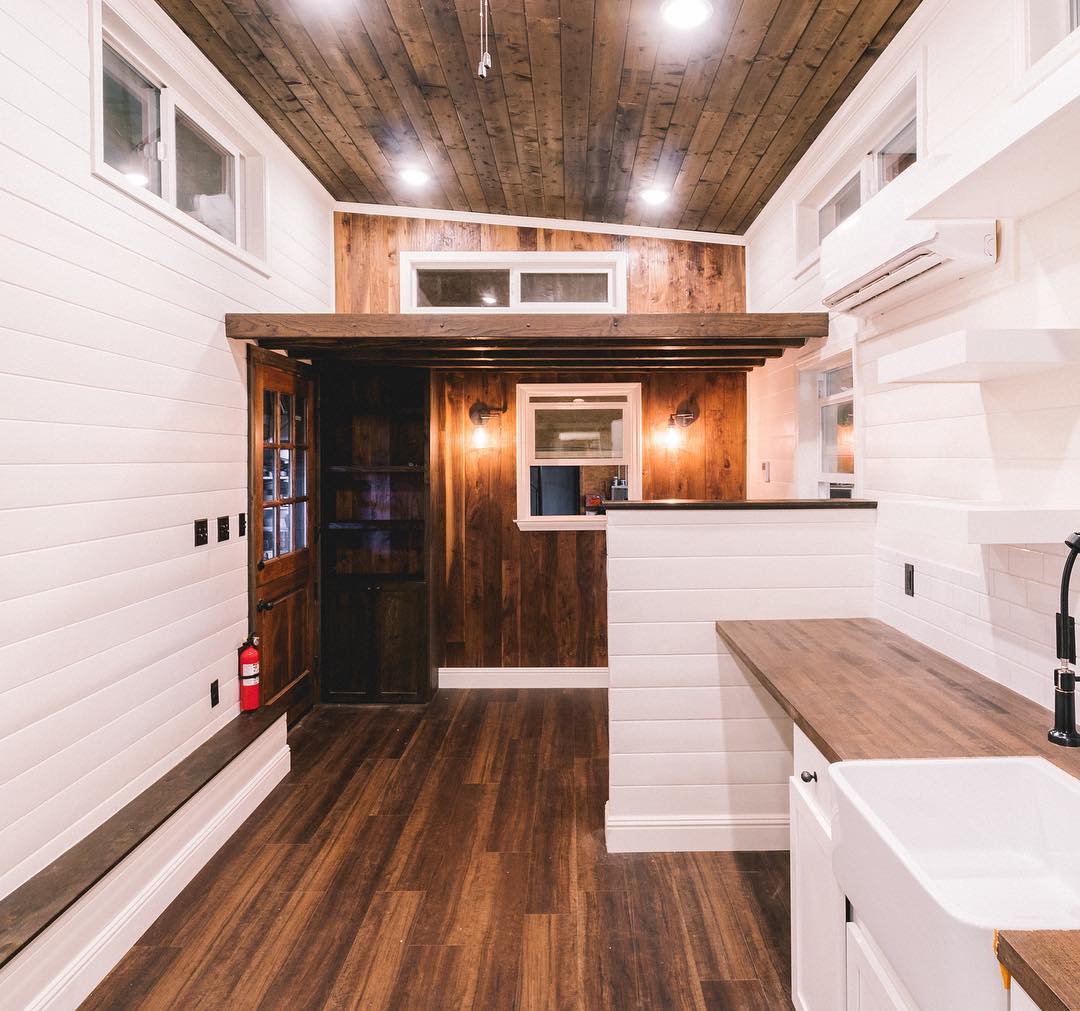 10-Foot Wide Tiny House with Amazing Bathroom by California Tiny House