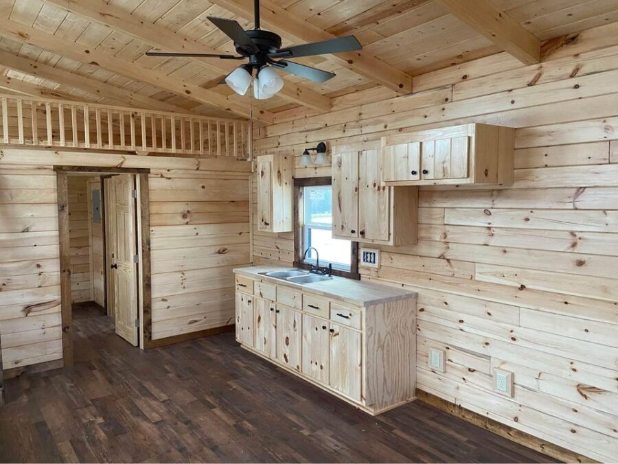 12 x 28 portable log cabin 5