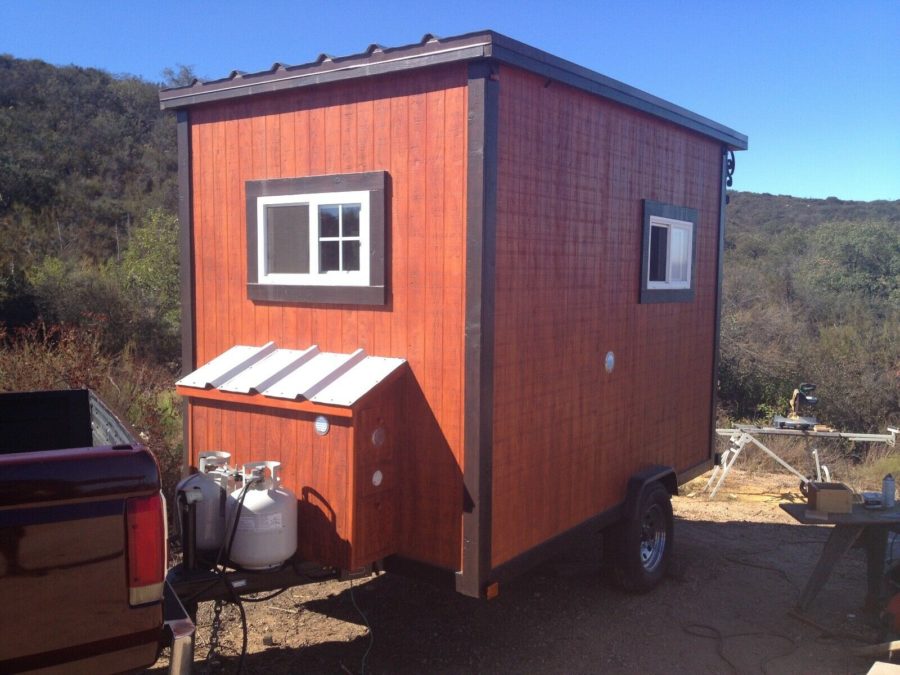 $12,500 Solar-Powered Micro Cabin Travel Trailer on eBay 001