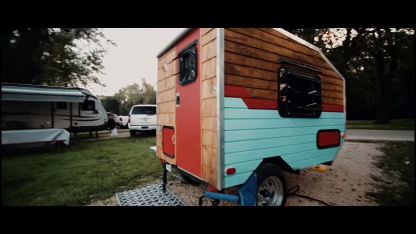 14 year old twins build DIY teardrop camper via Luke Thill YouTube Channel 002