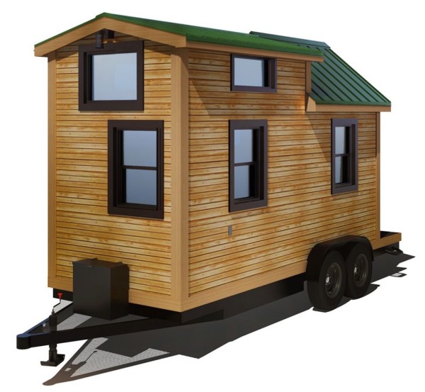 154 Sq Ft Roving Tiny House on Wheels by 84 Lumber Tiny Living 0012