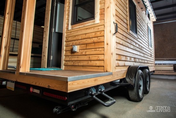 154 Sq Ft Roving Tiny House on Wheels by 84 Lumber Tiny Living 002