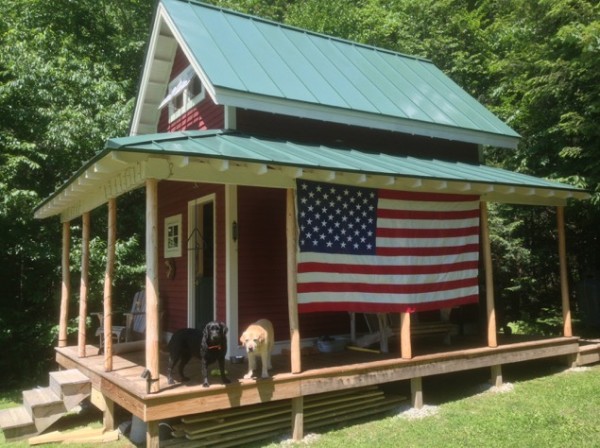 160 SF Shed Cabin in Vermont 009