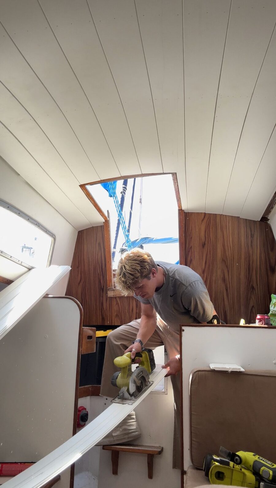16YO THOW-Builder Is Converting a Sailboat 5