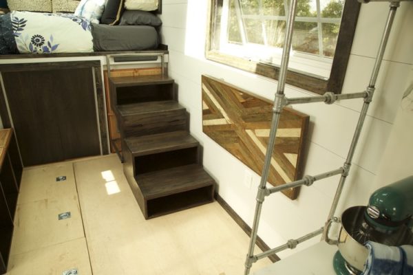 173 Sq. Ft. THOW with Two Lofts and Floor Storage