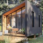 180 Sq. Ft. Nordic Style Tiny House Plans 3
