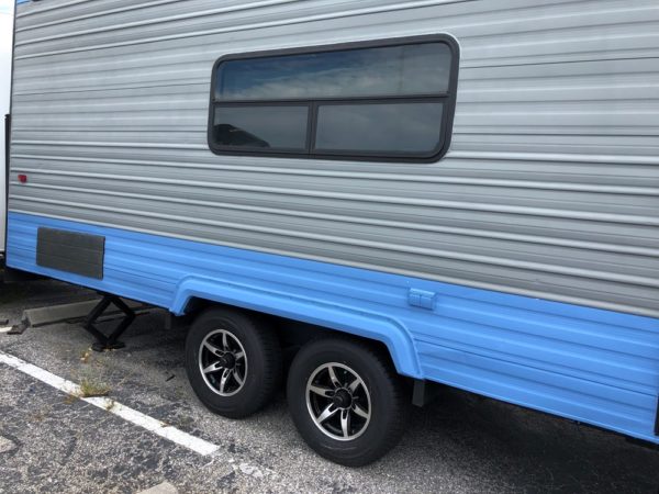 184-Square-Feet Toy Hauler Trailer Tiny House Conversion For Sale in Florida 0021