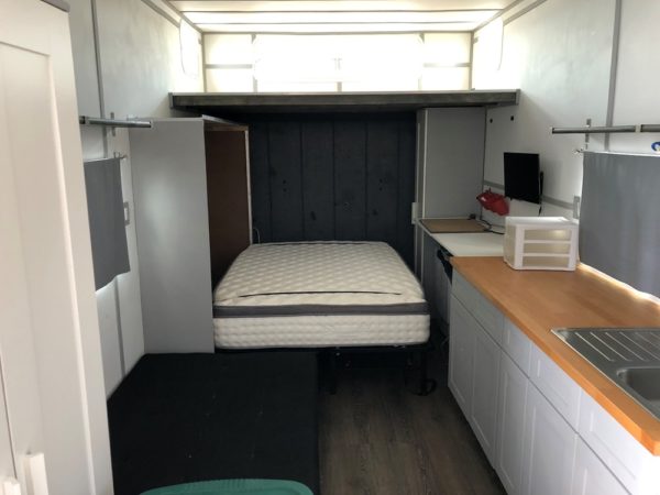 184-Square-Feet Toy Hauler Trailer Tiny House Conversion For Sale in Florida 006