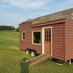 18ft Log Cabin Style Tiny House on Wheels For Sale on eBay 001
