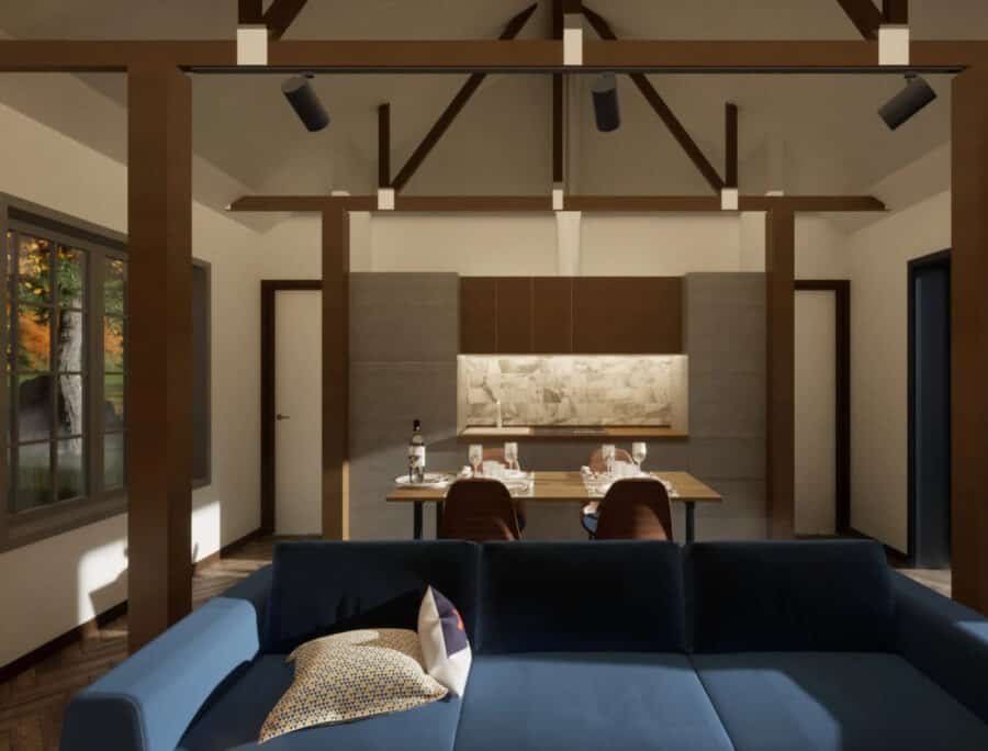 18×30 One Bedroom Cottage Plans 7