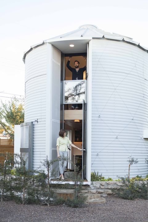 190 Sq. Ft. Modern Grain Silo Tiny House
