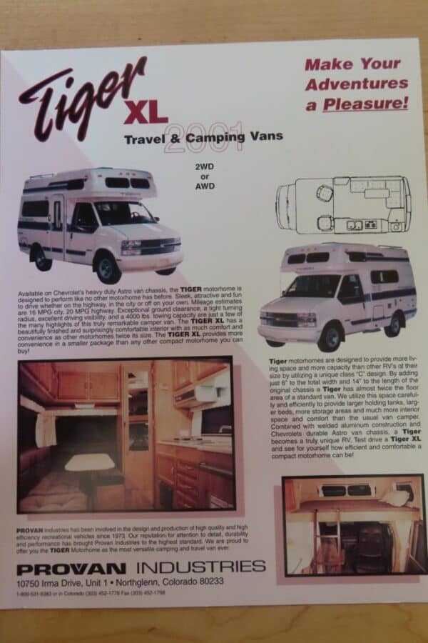 The Tiger XL AWD: A Rare Astro-Based Four-Season Adventure RV