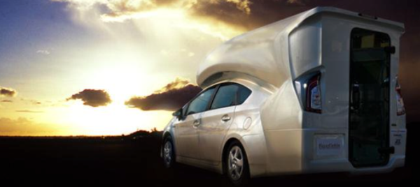 Four Can Sleep Comfortably in this Toyota Prius RV