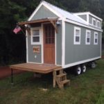 240sf Tiny House with Fold Up Porch by Pilgrim Woodwork Co 001