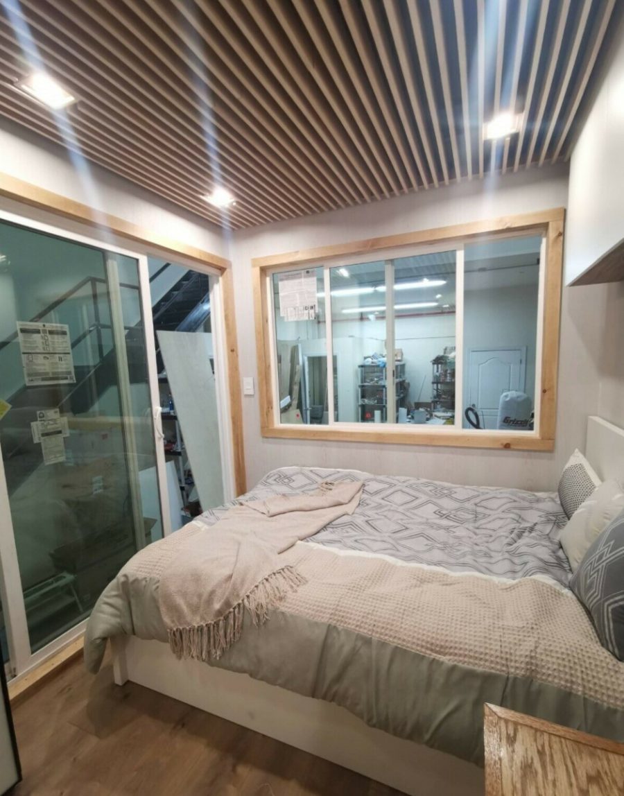 24ft Modern Tiny House with Main Floor Sleeping Open Layout For Sale via gannic-ebay 001