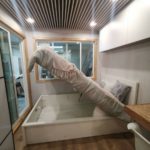 24ft Modern Tiny House with Main Floor Sleeping Open Layout For Sale via gannic-ebay 002