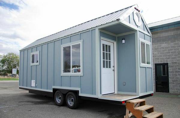 26 Ft. Blue Tiny House RV For Sale, St. Louis