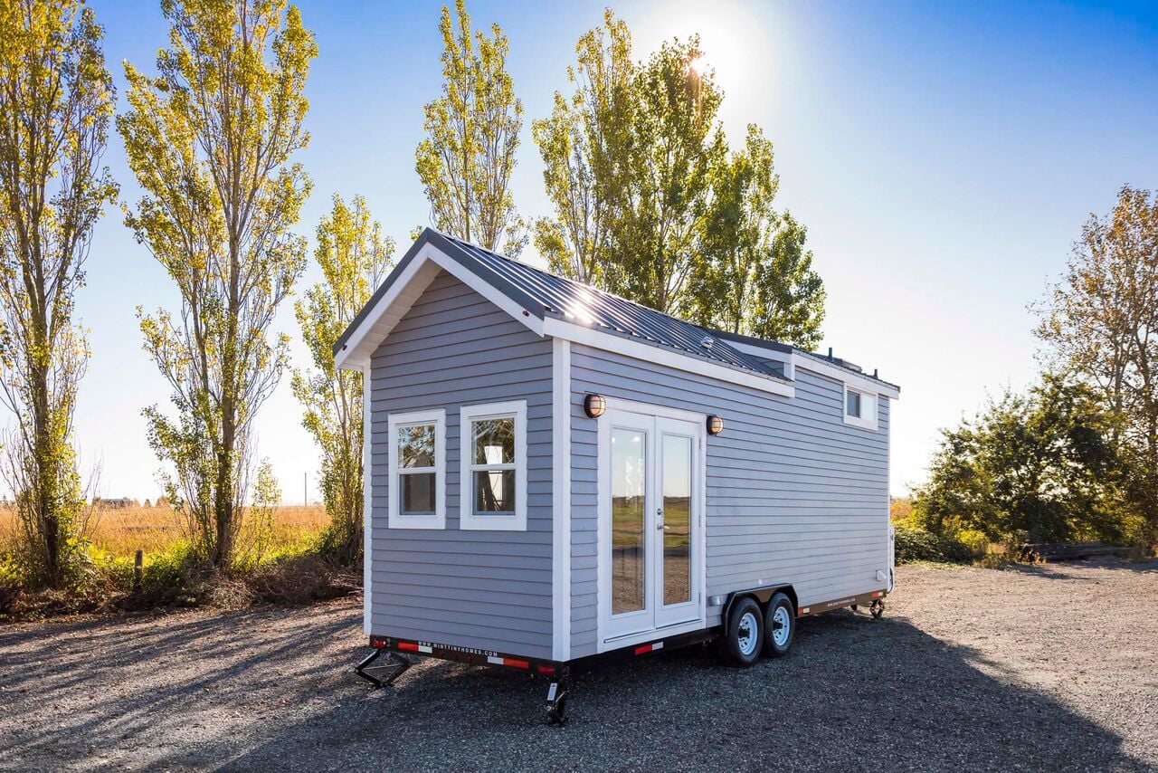 26ft Dark Wood Tiny House 001