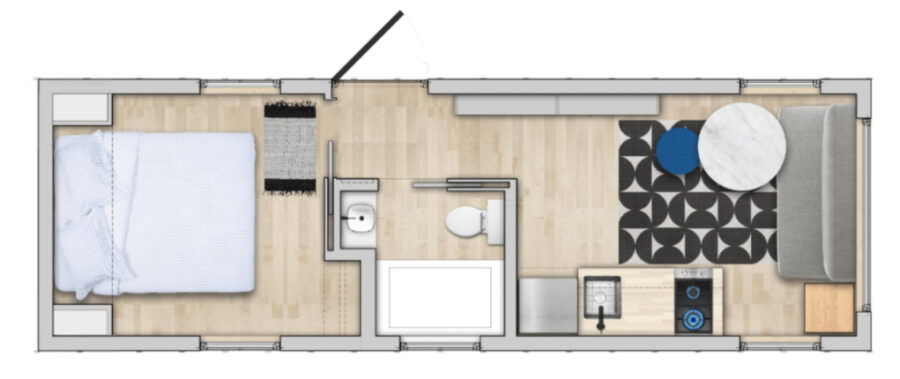 26′ Liv-Connected Via Standard Ground Floor Bedroom 1