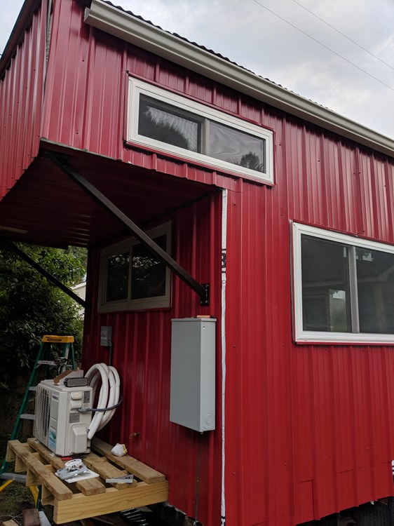 27-Foot Modern Tiny House with Dual Lofts for $22k