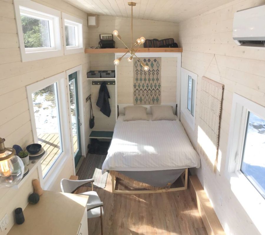 28-Foot Scandinavian Tiny House w/ Murphy Bed For Sale