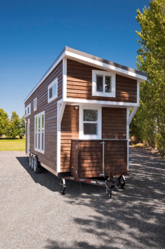 Metal Framed 28' Tiny House on Wheels by Mint Tiny Homes