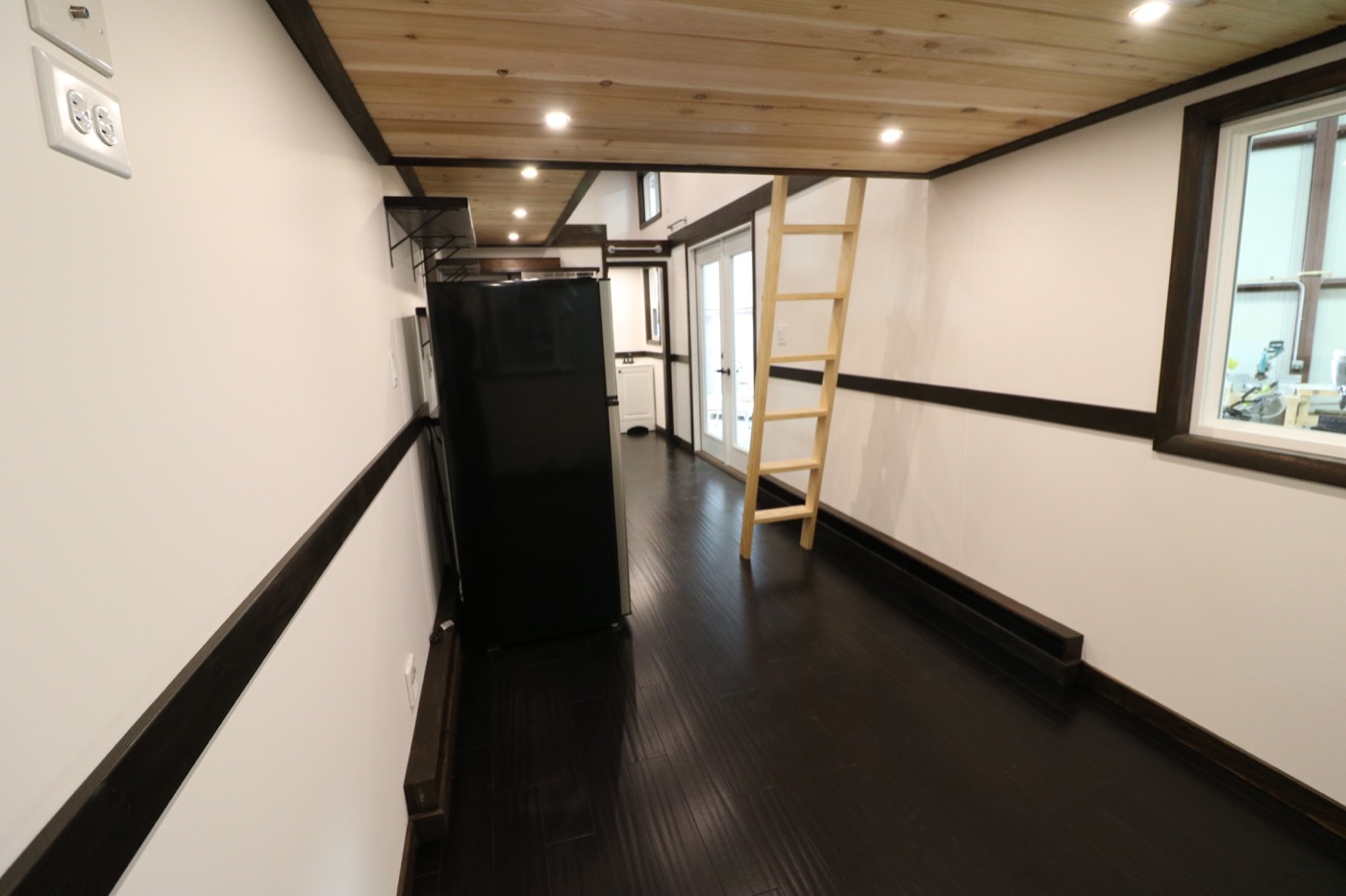 Picture of Family of Three’s Off-Grid Tiny House with 12ft Loft-to-Loft Catwalk