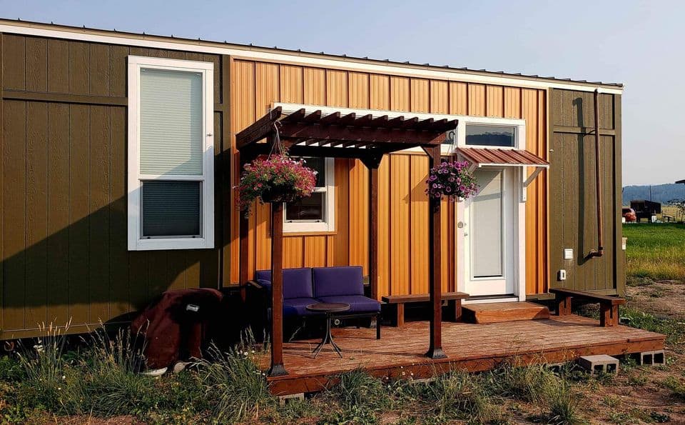 Tiny House with porch in Moose, Wyoming