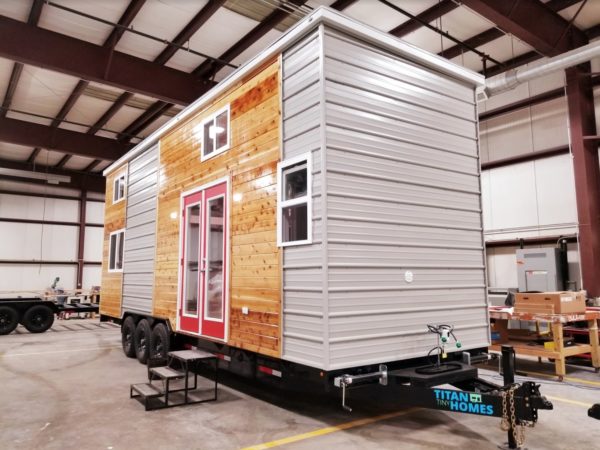 28ft Two Tone Everest Tiny House on Wheels by Titan Tiny Homes 0025