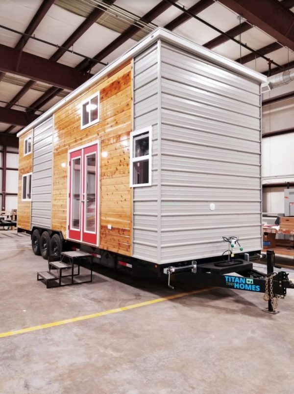 28ft Two Tone Everest Tiny House on Wheels by Titan Tiny Homes 0026
