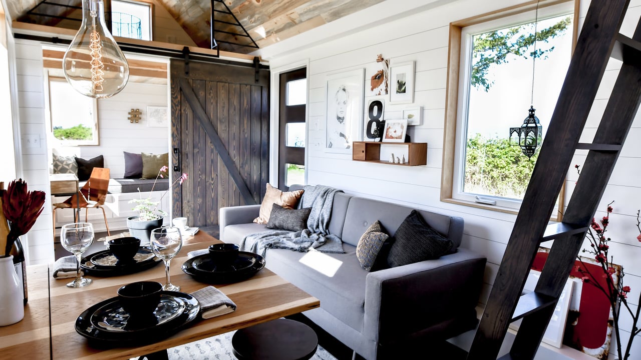 28ft Urban Payette Tiny Home with 3-ft Bump Out