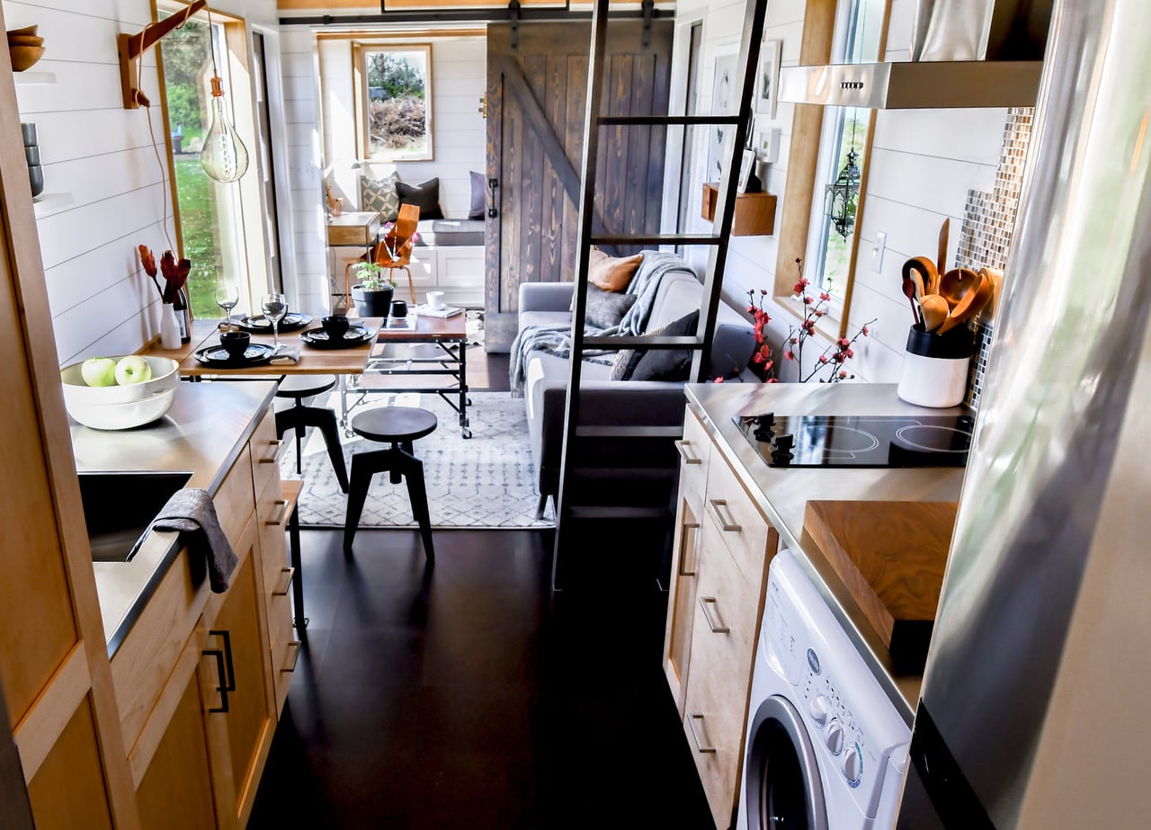 28ft Urban Payette Tiny Home with 3-ft Bump Out