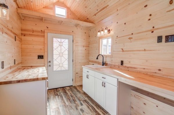 290sf Tiny House on Wheels with Downstairs Bedroom For Sale in Durham, NC 002