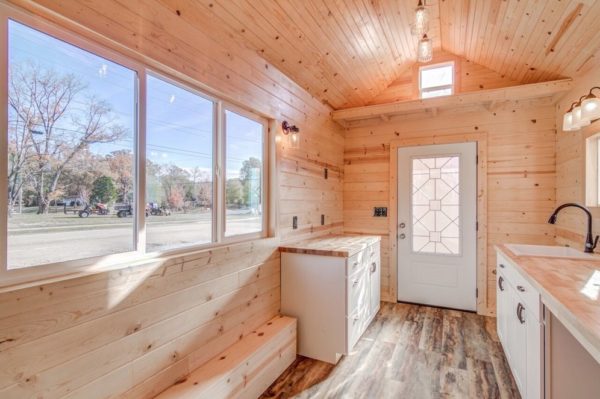 290sf Tiny House on Wheels with Downstairs Bedroom For Sale in Durham, NC 003