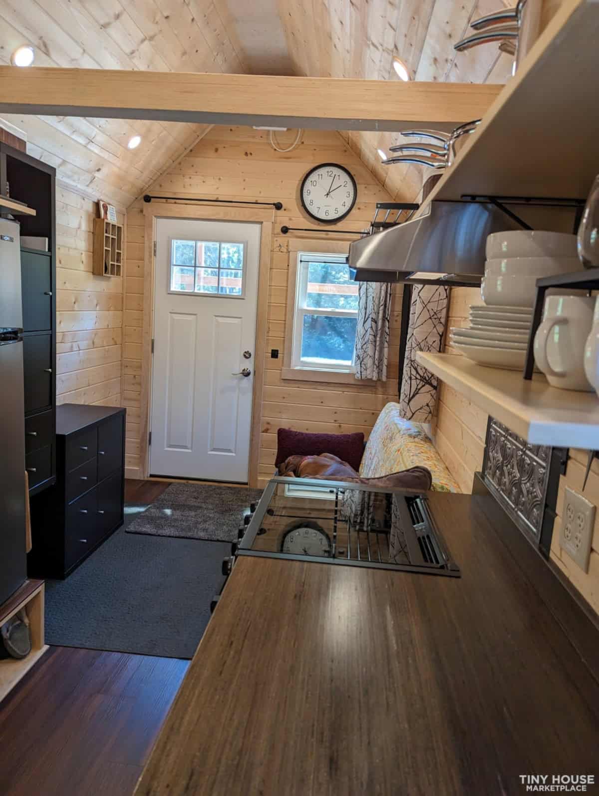 Image result for 30′ Tumbleweed Tiny House on Wheels w/ Deck and Land Lease