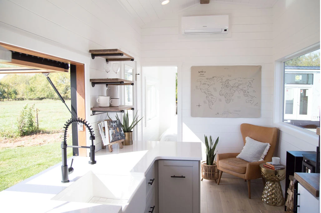 32-ft. Belvedere Tiny House With Bright Downstairs Bedroom