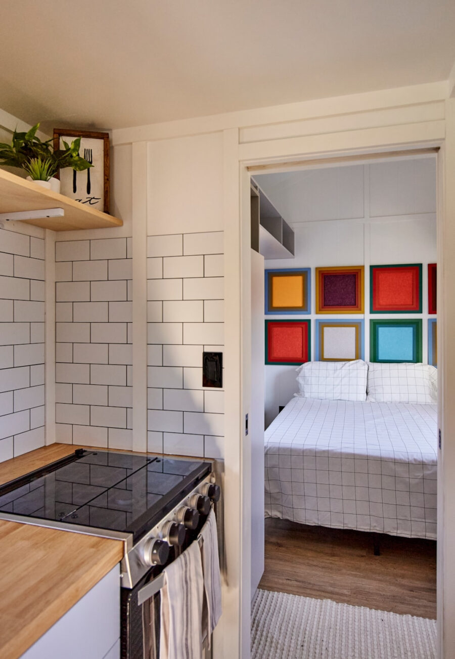 32′ Modern Tiny House with First Floor Bedroom