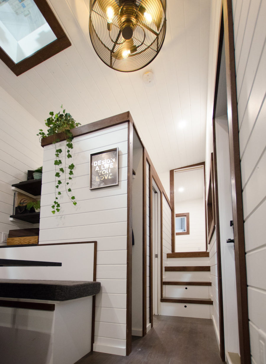 33-Foot Starling Tiny House Built on Gooseneck Trailer by Rewild Homes