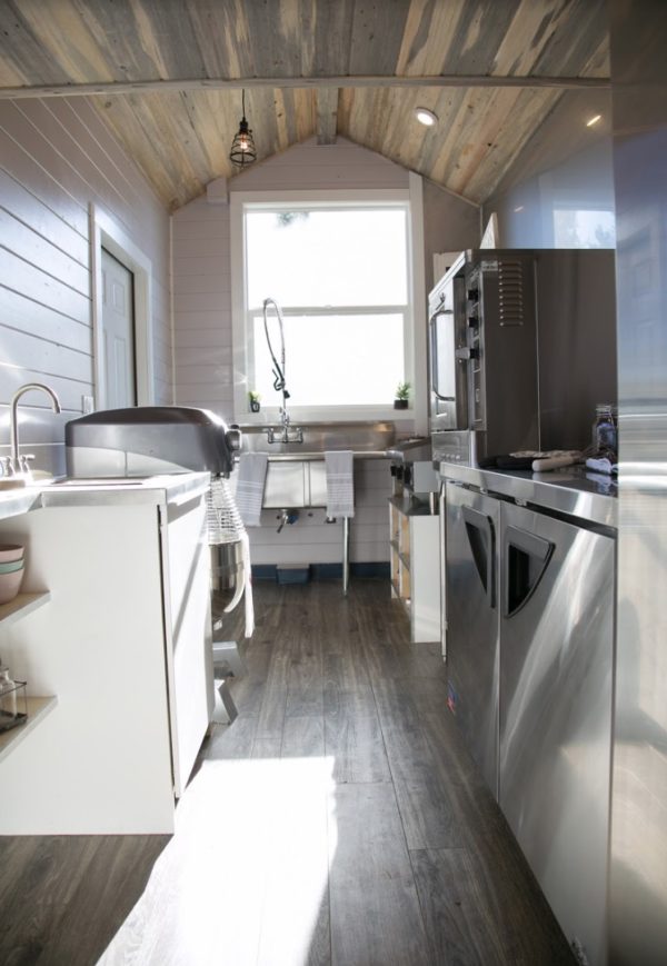 34ft Tiny House with Full Size Industrial Kitchen by Tiny Heirloom 0014