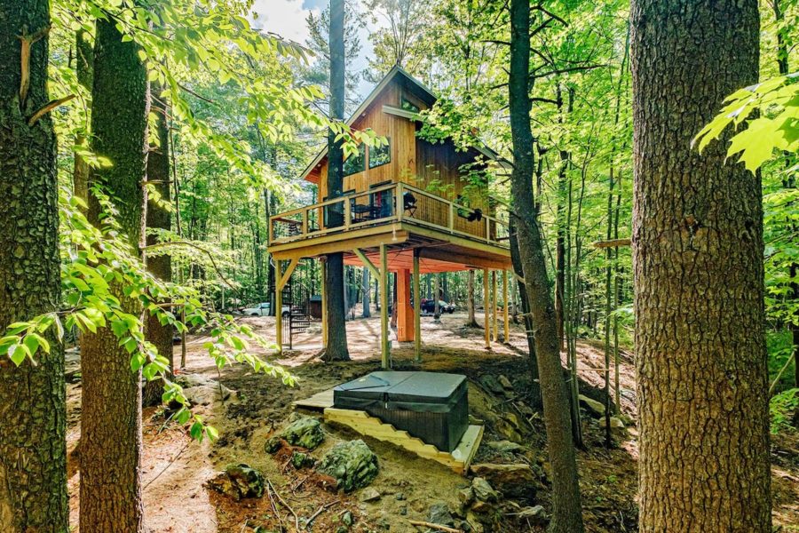 350 Sq. Ft. Canopy Treehouse Carbon Neutral Vacation 19