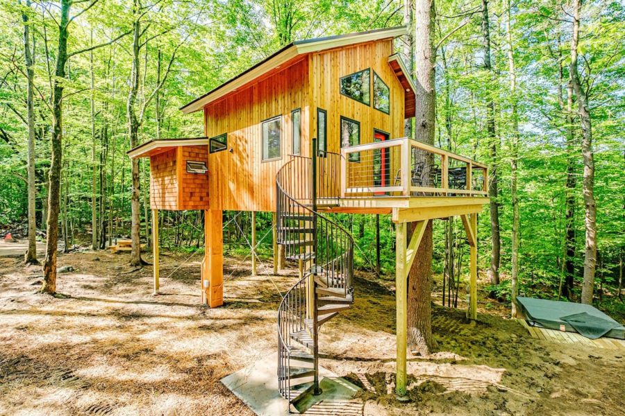 350 Sq. Ft. Canopy Treehouse Carbon Neutral Vacation 20