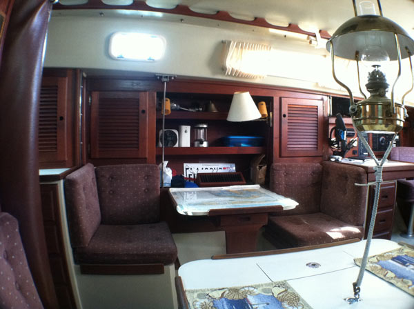 Living Aboard a 36' Catalina Sailboat - Small Spaces & Tiny Houses