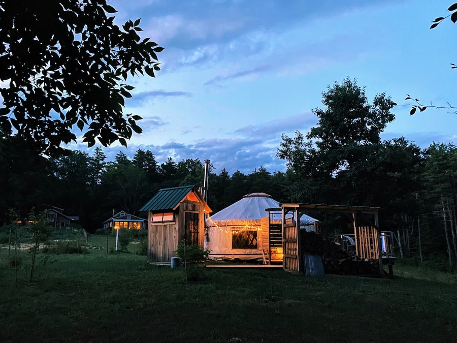 Vermont Luxury Yurt 13